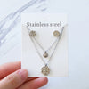 Flower Rose Jewelry Sets For Women Fairy Moon Stars Pineapple Pendant Necklace Earrings Romantic Office Accessories - Image 15