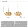 Simple Gold Color Metal Leaf Drop Earrings For Women Bohemian Large Dangle Earring Big Alloy Pendant Drop Earrings Punk - Image 14