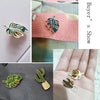 Cartoon Plant Brooches Coconut Tree Monstera Cactus Leaf Enamel Lapel Pins Badge For Jackets Backpack Jewelry Gifts for Friends - Image 6