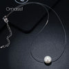 Cubic Zirconia Pendant Necklace Women Invisible Transparent Fishing Line Choker Oval Heart Star Geometric Necklaces - Image 17