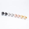 Selling Simple Stylish Women Snowflake Earrings Female Flower Stud Earring Girls Stainless Jewelry - Image 5