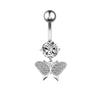 14G Animal Heart Dangle Belly Button Rings Steel Curved Navel Barbell Ring Body Jewelry Piercing Ombligo for Women Girl - Image 14