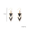 Black Hanging Long Earrings for Women Triangle Square Statement Drop Earrings Boucle Oreille Jewelry - Image 33