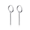 Punk Stainless Steel Chain Hoop Earrings For Women Men Goth Pop Hip Hop Pendants Ear Jewelry Accessories Earring - Image 17