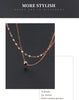 Modian New Design 925 Sterling Silver Double Layer Chokers Necklace for Women Geometric Necklace Korea Style Fine Jewelry
