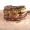 Bohemian Jewelry Boho Bracelet Mixed Stones And Charm Handma Wrap Bracelets Gift - Image 20