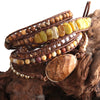 Multi-Strand Beaded Wrap Bracelet in Mixed Colors - Image 29