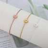 Sunflower Motif Anklet in Gold Tone Rose Gold Tone and Silver Tone - Image 6
