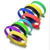 Casual Sports Fitness Silicone Rubber Elasticity Wristband Cuff Bracelet Basketball Sports Wrist Band Силиконовый браслет - Image 4