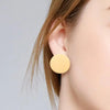 Hollow Round Clip-On Earrings in Multiple Designs - Image 6