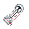 Stainless Steel 16G Cartilage Stud Earrings with 3 mm to 6 mm Stone Options - Image 16
