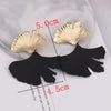 Cool Black Color Flower Drop Earrings for Women Geometry Round Heart Leaf Butterfly Crystal Party Jewelry Summer Gift - Image 33