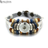 7 Colors Strand Adjustable Interchangeable 190 Leather Bangle Fit 12mm 18mm Snap Button Bracelet Charm Jewelry Women Men - Image 9
