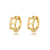 Initial Letter Stud Earrings For Women Stainless Steel Letter A-Z Piercing Earring Korean Jewelry Gift - Image 9