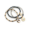Three Set Bracelets For Women Black Glass Bead Gift Snake Evil Eye Charms Design Elastic Jewelry Party Accessories - Image 6