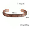 Copper Bracelet Men Magnetic Vintage Adjustable High Magnet Open Cuff Bangles Jewelry for Male Women - Image 7