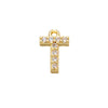 7x8mm Brass Cubic Zirconia Crystal 26 Letter Charms Pendants for Women Necklace Earring Jewelry Accessories Model - Image 14