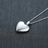 Delicate Floral Oval Heart Locket Pendant Necklaces for Women,Stainless Steel Photo Frame Promise Love Keepsake Gift - Image 7