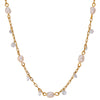 316L Stainless Steel Chain Necklace Pearl Cubic Zirconia Collar for Women Jewelry Wedding Gift - Image 7