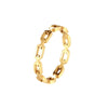 Chain Ring Stainless Steel Rings For Men Women's Rings Geometry Ring Finger Gold Silver Color Ring Set Women Jewelry Gift - Image 7