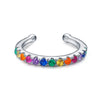 1 Piece Rainbow Ear Clips Silver Unique Tiny Cuff Earrings For Women Girl Jewelry Accessories - Image 9