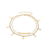 Beach Anklet Rhinestone Tassel Foot Leg Bracelet Women's Jewelry Vintage Yoga Ankle Bracelet Chain Barefoot Sandals - Image 11