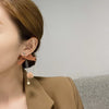 Cute Christmas Elk Dangle Earrings For Women Xmas Deer Butterfly Knot Pearl Zircon Earring Christmas Year Jewelry Gifts - Image 3