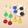 Big Coconut Cute Shell Drop Earrings for Women Korean Acrylic Jewelry Resin Hanging Earing For Girls Party - Image 4