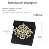 Sunspicems Morocco Caftan Brooch Turkey Crystal Flower Women Brooches Pins Gold Color Arabic Wedding Jewelry Bridal - Image 6