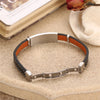 Jewelry Stainless Steel 12 Constellations Leather Bracelet Vintage Bracelets Bangles 12 Zodiac Cuff Bracelet Men - Image 6