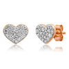 Crmya Gold Silver Filled Heart Hoop Earrings CZ Zircon Long Chain Stud Earings For Women Girls Jewelry - Image 27
