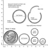 Titanium Hinged Hoop Nose Rings 20G 18G 16G Septum Ring Body Piercing Jewelry Helix Cartilage Rook Earring - Image 2