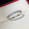 Contracted Design Women's Ring with Brilliant White Cubic Zirconia Wedding Party Daily Wearable Statement Jewelry - Image 11