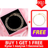 Chunky Metal Chain Anklet For Women Men Rhinestone Gold Silver Color Cuban Foot Bracelet Punk Hip Hop Rock Jewelry - Image 7