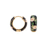 Enamel Flower Huggie Hoop Earrings for Women Vintage Boho Circle Small Earrings Statement Jewelry Gifts - Image 8