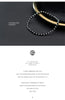 Modian Black Crystal or Ball Strand Bracelet for Women 925 Sterling Silver Simple Bracelet Fine Jewelry Gift 2020 New
