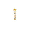 7x8mm Brass Cubic Zirconia Crystal 26 Letter Charms Pendants for Women Necklace Earring Jewelry Accessories Model - Image 19
