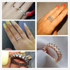 Micro Paved Square Cubic Zirconia Promise Love Rings for Women Engagement Wedding Jewelry Drop Ship Ring - Image 6