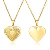 Delicate Floral Oval Heart Locket Pendant Necklaces for Women,Stainless Steel Photo Frame Promise Love Keepsake Gift - Image 11