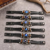 Charm Jewelry 12 Zodiac Weave Bracelets for Women Vintage Multi-layer Stainless Steel 12 Constellations Leather Bracelet - Image 5
