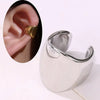 Half-Circle Clip-On Ear Cuff with Gold-Tone or Silver-Tone Finish - Image 5