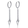 Punk Stainless Steel Chain Hoop Earrings For Women Men Goth Pop Hip Hop Pendants Ear Jewelry Accessories Earring - Image 24