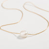 Two-Layer Stainless Steel Necklace with Pearl Charms - Image 3