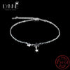 Three Stars Pendant Anklets Bracelet Silver Simple Charm Star Ankle Chain For Women&Girl Jewelry Gift - Image 1
