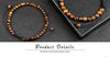 Braided Stone Bead Bracelet with Multiple Bead Sizes - Image 33