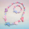 2pcs/Set Natural Wood Beads Jewelry Cute Animal Pattern Necklace Bracelet For Children Party Jewelry Girl Birthday Gift - Image 9