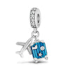 Charms Silver Travel Rome Paris Italy Plane Dangle Charms Fit Pan Bracelet Beads Making Pendants Jewelry - Image 18