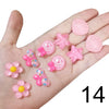 clip on earing girls children Pink jewelry child clip earrings Butterfly Shell Star flower ear clip for kids gift 5 Pairs - Image 23
