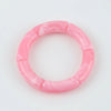 FishSheep Colorful Acrylic Bamboo Bracelets For Women Stretch Resin Beads Elbow Cuff Charm Bracelets Bangles Y2K Jewelry - Image 19