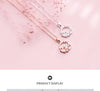 Modian New Luminous CZ Geometric Round Circle 925 Sterling Silver Charm Pendant for Women Link Chain Fine Jewelry 2020 Design